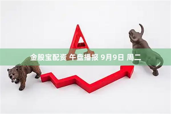 金股宝配资 午盘播报 9月9日 周二